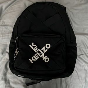 Black Kenzo Paris Backpack